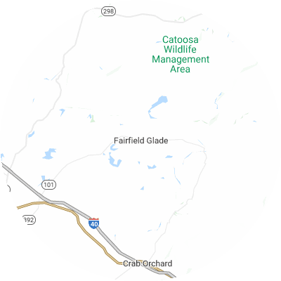 Best pest control companies in Fairfield Glade, TN map