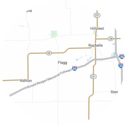 Best pest control companies in Flagg, IL map