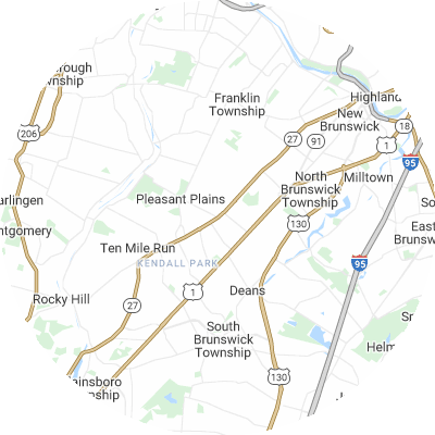 Best pest control companies in Franklin Park, NJ map