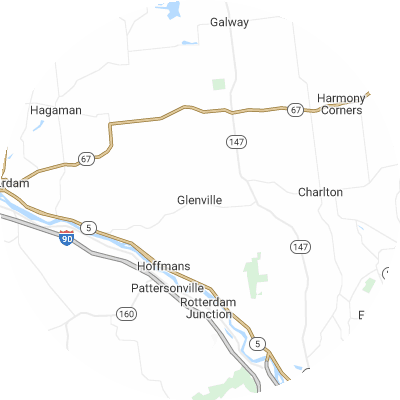 Best moving companies in Glenville, NY map