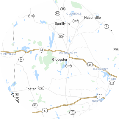 Best gutter cleaners in Glocester, RI map