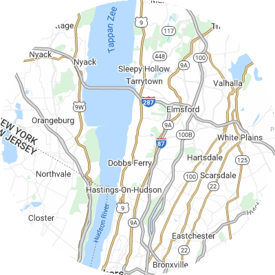 Best roofers in Greenburgh, NY map