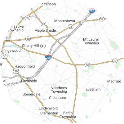 Best moving companies in Greentree, NJ map