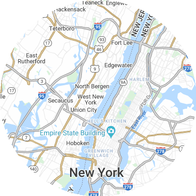 Best concrete companies in Guttenberg, NJ map