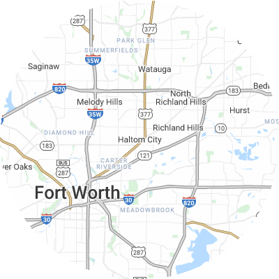 Best lawn care companies in Haltom City, TX map