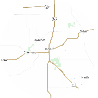 Best gutter cleaners in Harvard, IL map