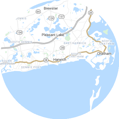 Best moving companies in Harwich, MA map