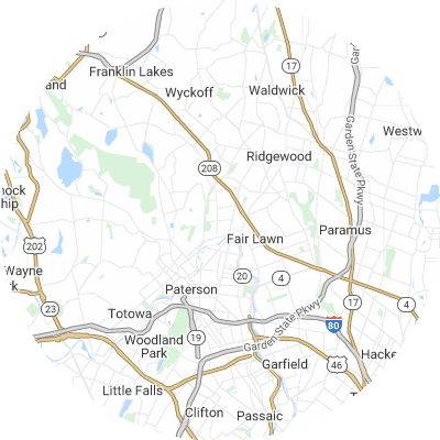 Best pest control companies in Hawthorne, NJ map