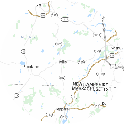 Best pest control companies in Hollis, NH map