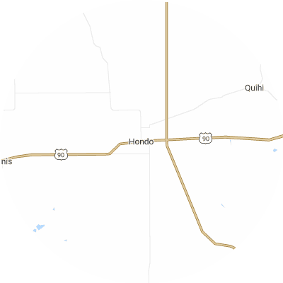 Best window replacement companies in Hondo, TX map