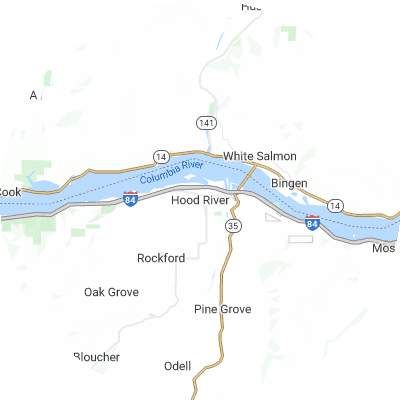 Best gutter guard companies in Hood River, OR map