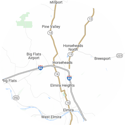 Best Electricians in Horseheads, NY map