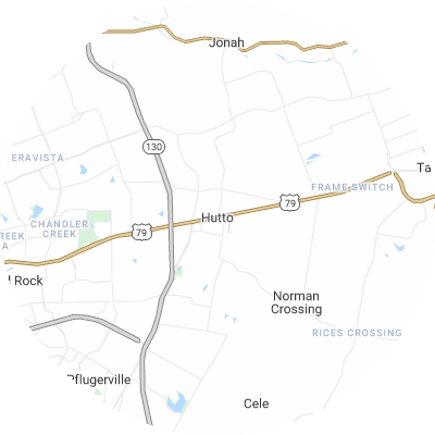Best pest control companies in Hutto, TX map