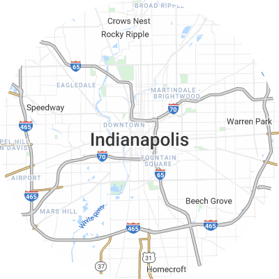Best lawn companies in Indianapolis, IN map