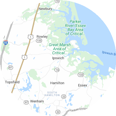 Best moving companies in Ipswich, MA map