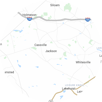Best lawn care companies in Jackson, NJ map