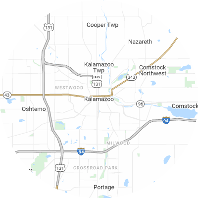 Best pest control companies in Kalamazoo, MI map