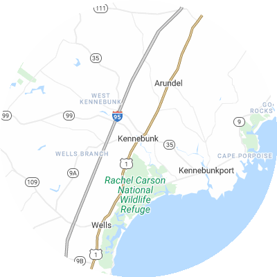 Best gutter cleaners in Kennebunk, ME map