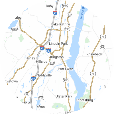 Best gutter cleaners in Kingston, NY map