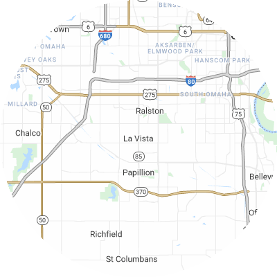 Best pest companies in La Vista, NE map