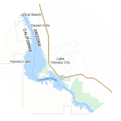 Best lawn care companies in Lake Havasu City, AZ map