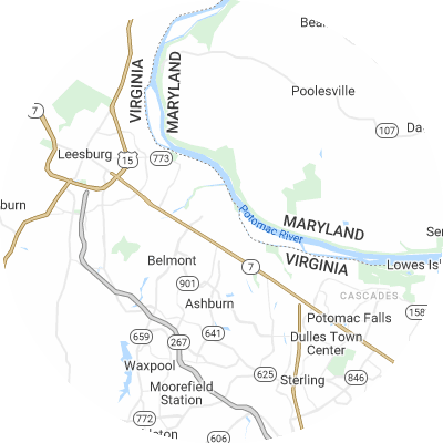 Best pest companies in Lansdowne, VA map