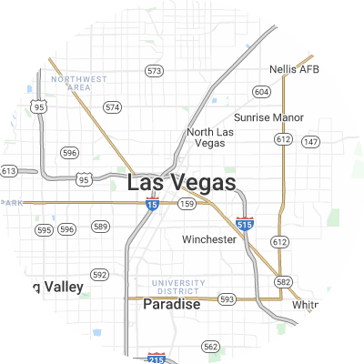 Best gutter companies in Las Vegas, NV map