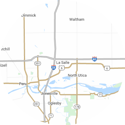 Best plumbers in LaSalle, IL map