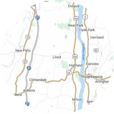 Best window replacement companies in Lloyd, NY map