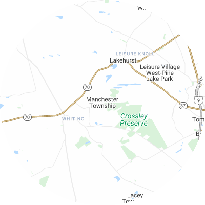 Best lawn care companies in Manchester, NJ map