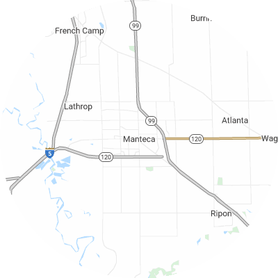 Best moving companies in Manteca, CA map