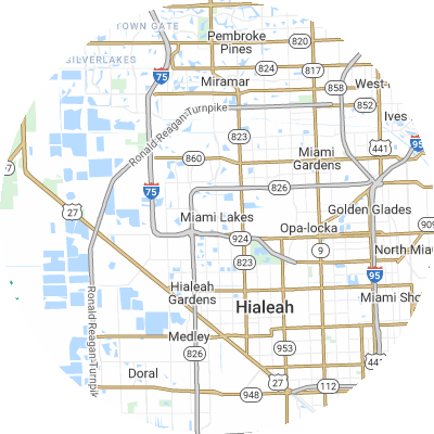 Best foundation companies in Miami Lakes, FL map