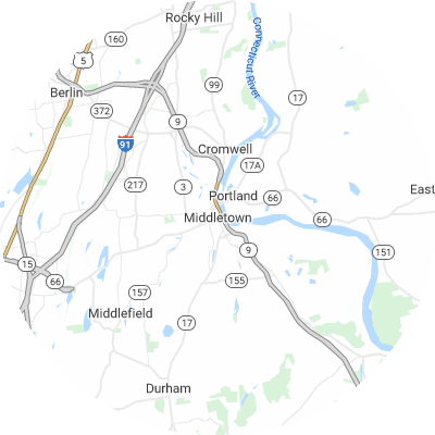 Best pest control companies in Middletown, CT map