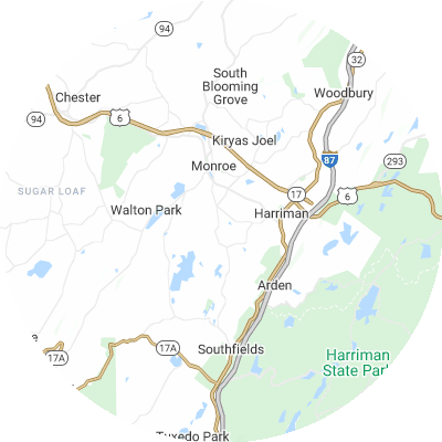 Best HVAC Companies in Monroe, NY map