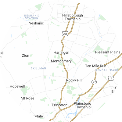 Best HVAC Companies in Montgomery, NJ map