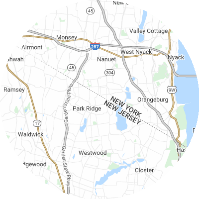 Best lawn care companies in Montvale, NJ map