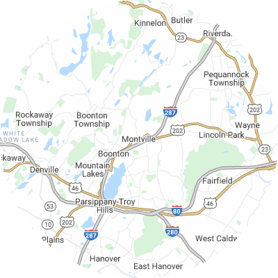 Best moving companies in Montville, NJ map