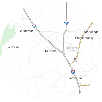 Best window companies in Murrieta, CA map
