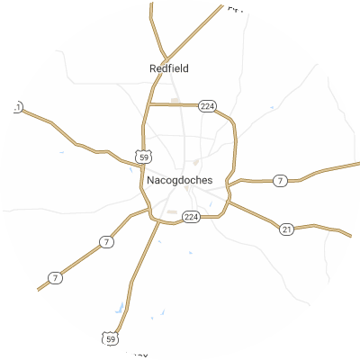 Best concrete companies in Nacogdoches, TX map