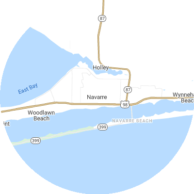 Best concrete companies in Navarre, FL map