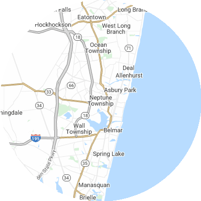 Best moving companies in Neptune, NJ map