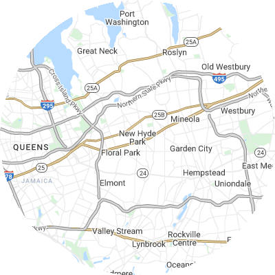 Best tree removal companies in New Hyde Park, NY map