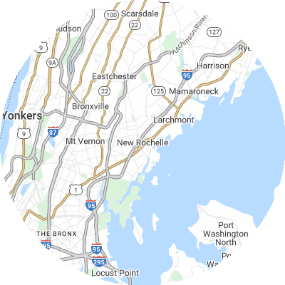 Best window replacement companies in New Rochelle, NY map