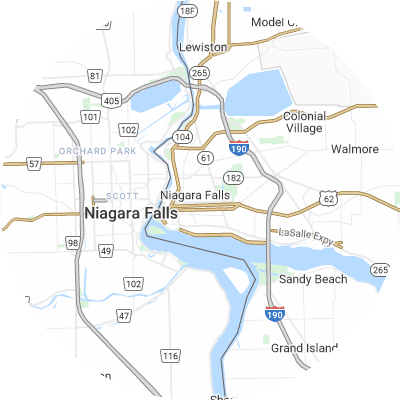 Best pest control companies in Niagara Falls, NY map