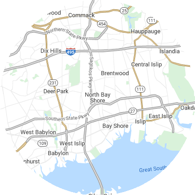 Best HVAC Companies in North Bay Shore, NY map