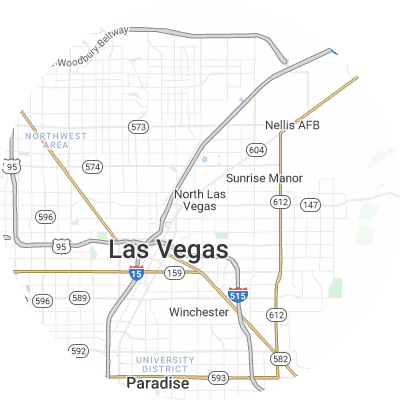 Best gutter companies in North Las Vegas, NV map