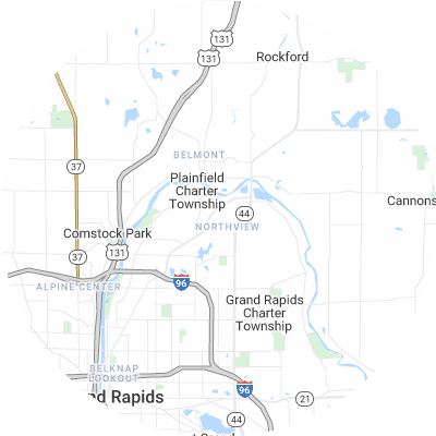 Best concrete companies in Northview, MI map