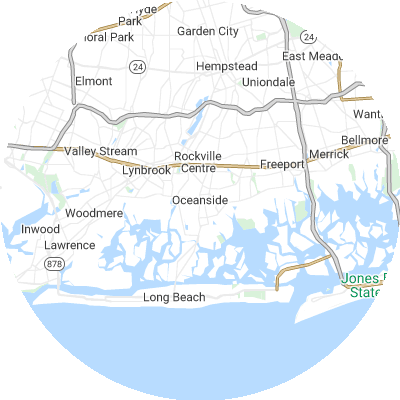 Best gutter cleaners in Oceanside, NY map