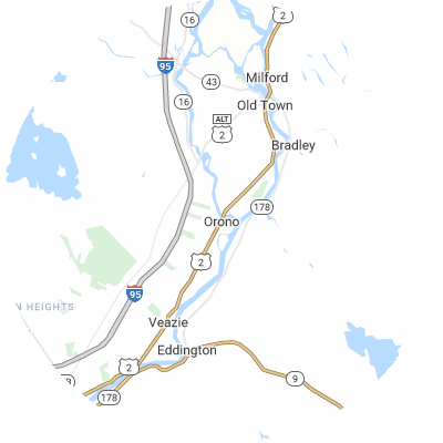 Best moving companies in Orono, ME map