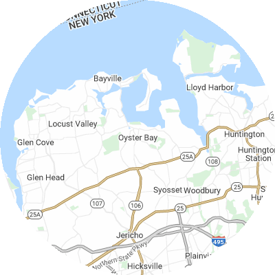 Best plumbers in Oyster Bay, NY map
